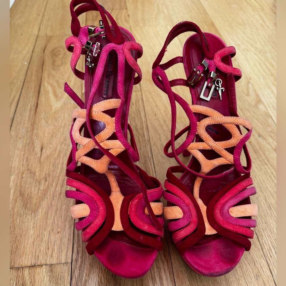 Cesare Paciotti heeled sandals . Size 39 1/2
